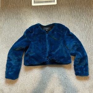Vera Moda cropped plush jacket